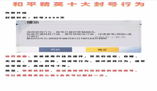 和平精英官方开挂封号吗（和平精英官方是否会对开挂行为进行封号处理）